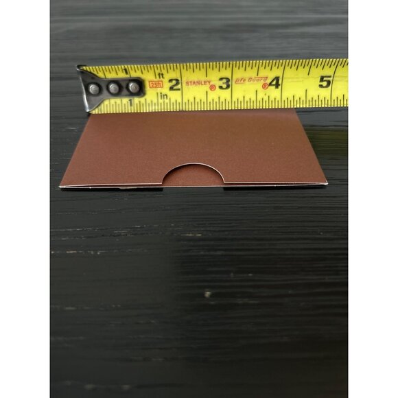 EMPTY Coach New York Brown Cardboard Box w/Receipt Holder Wallet Clutch Box - Picture 13 of 13